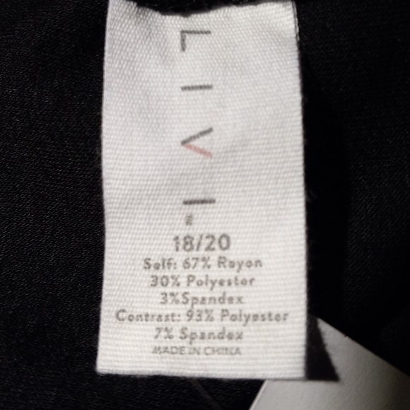 NWT LIVI black lightweight hooded dress with mesh accents 26in pit to pit. - Picture 11 of 11